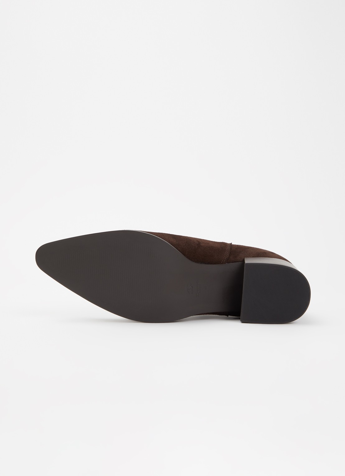 Dune London Pimo chelsea boot van leer - detail 2 kastanjebruin