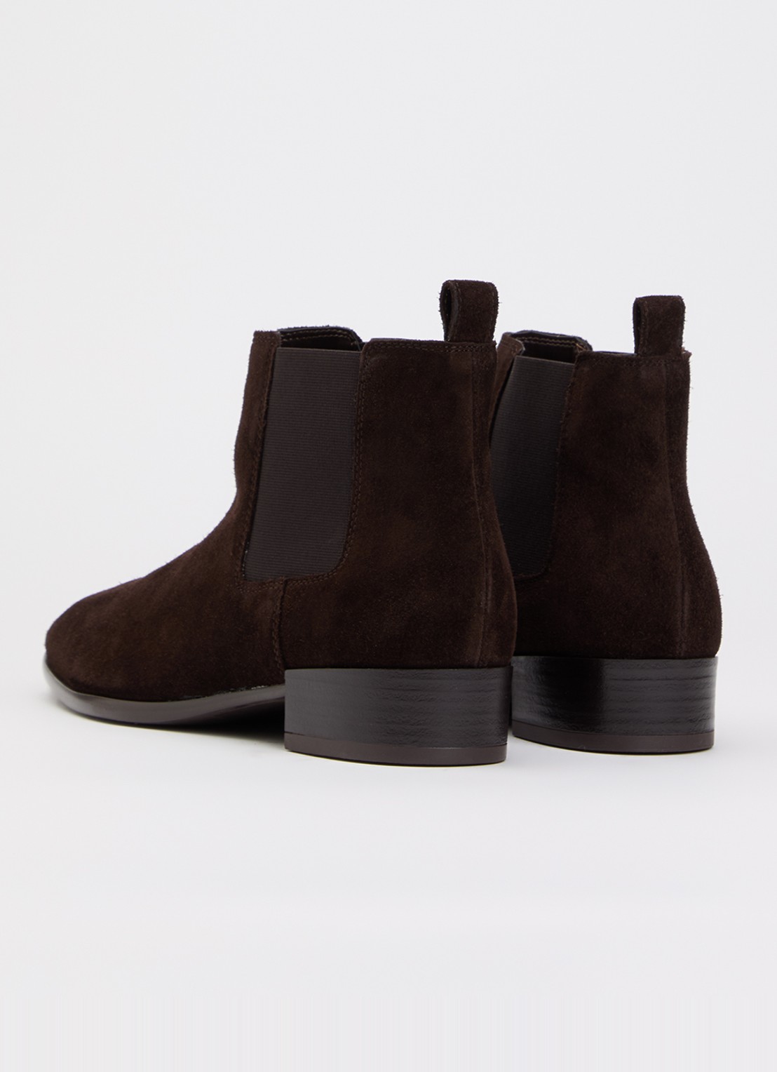 Dune London Pinni chelsea boots van leer - achterkant 4 bruin