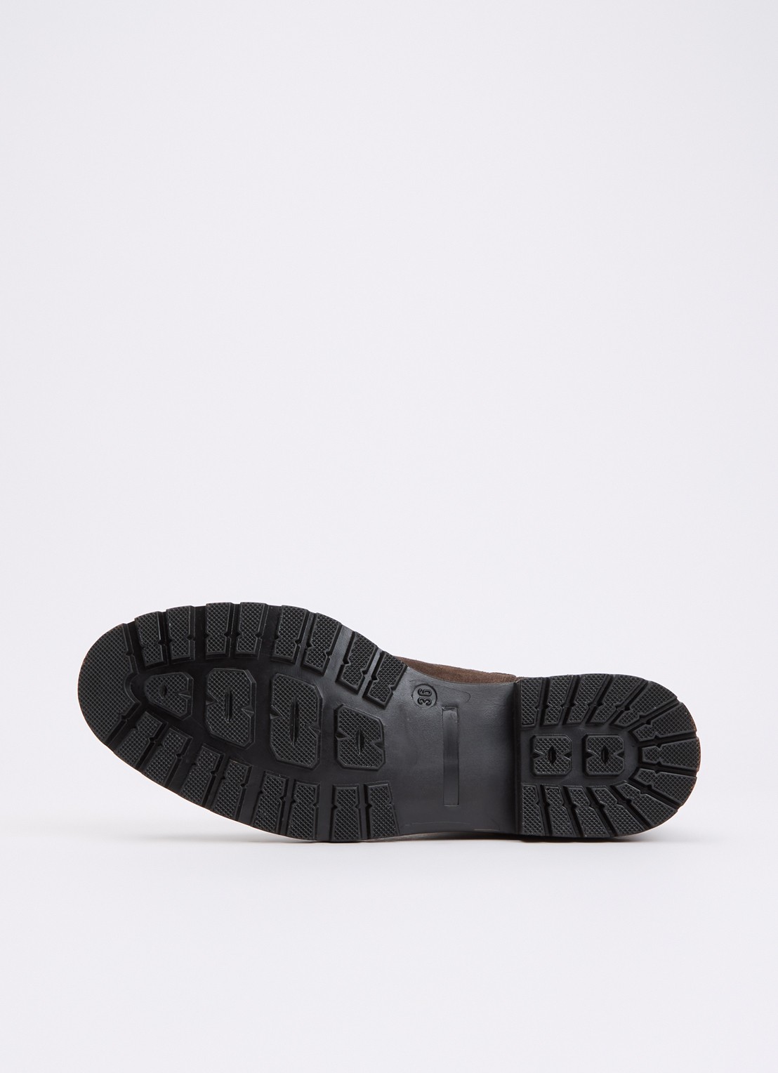 Dune London Poema chelsea boot van leer - detail 2 donkerbruin