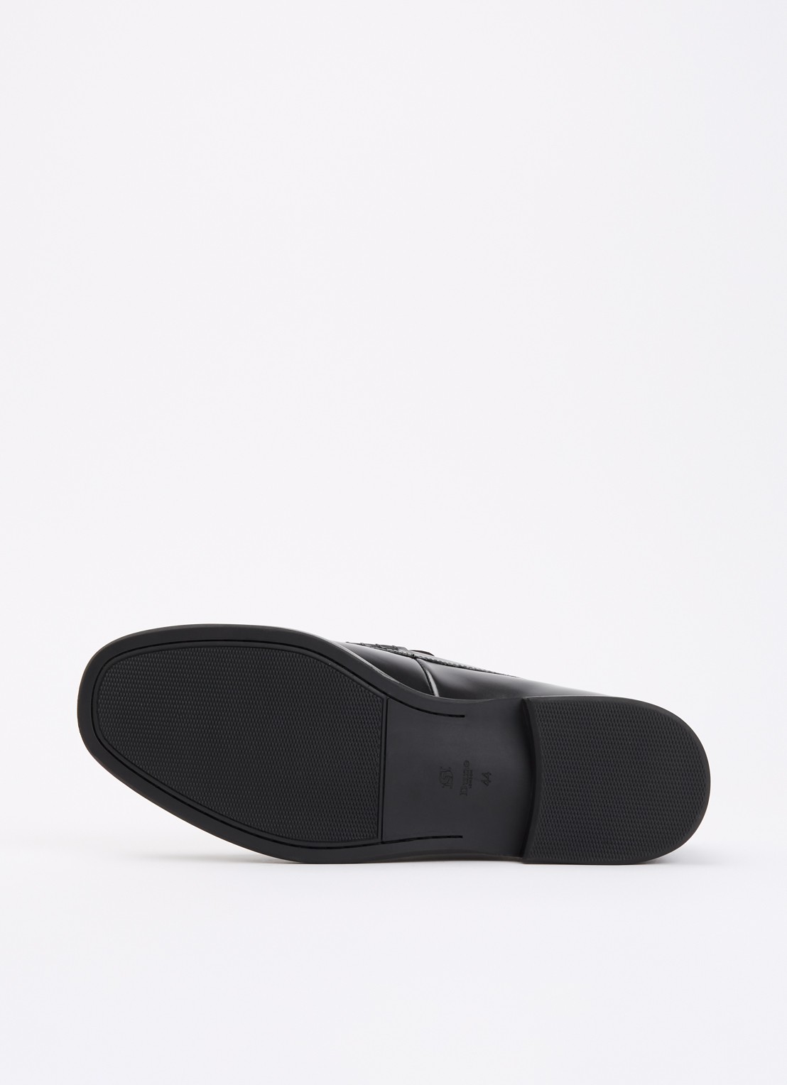 Dune London Sacha loafer van leer - detail 5 zwart