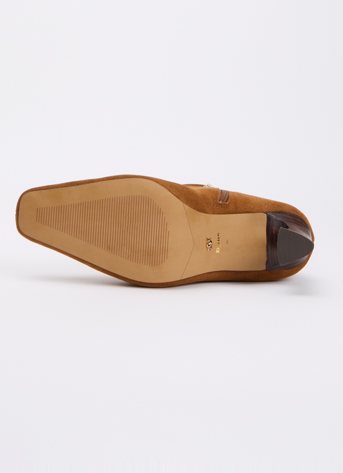 Dune London Selinni laars van leer - detail 4 cognac