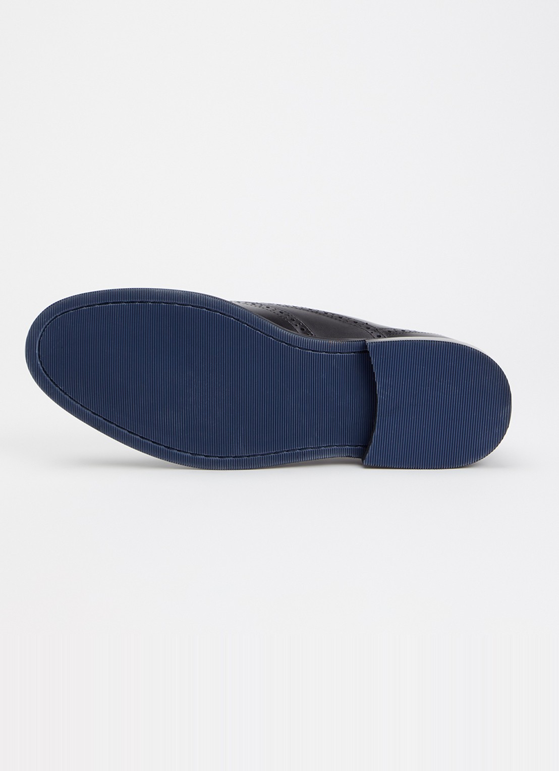 Dune London Senser brogue van leer  - detail 3 zwart