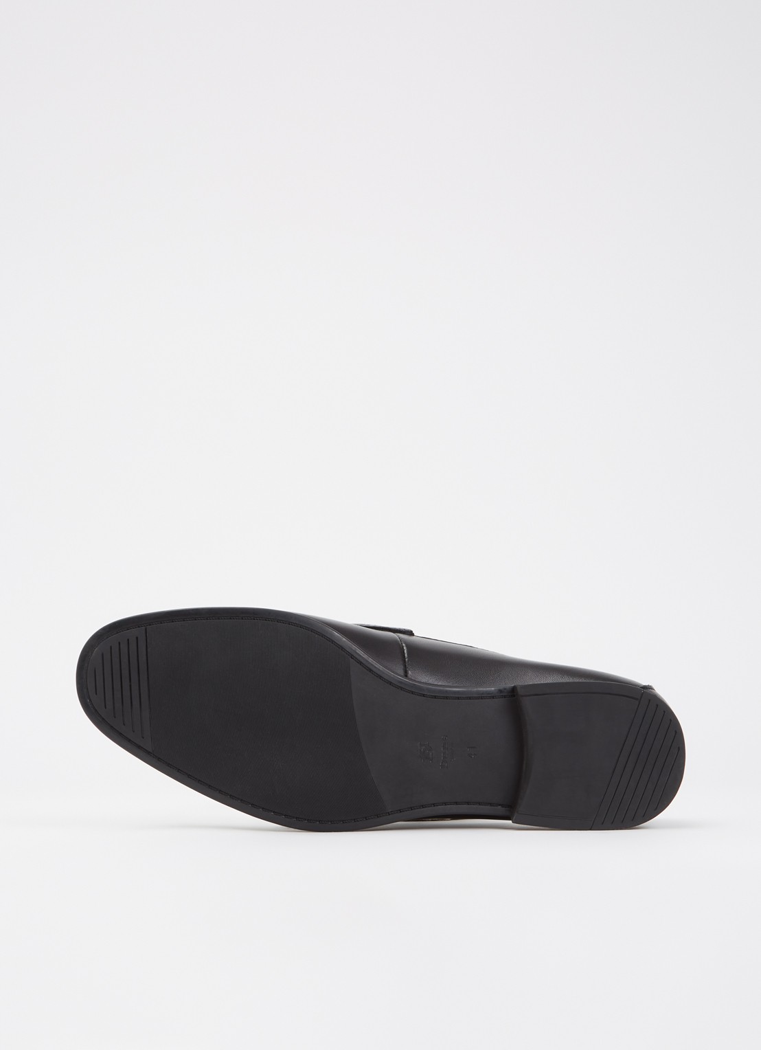 Dune London Seymore loafer van leer met horsebit - detail 4 zwart