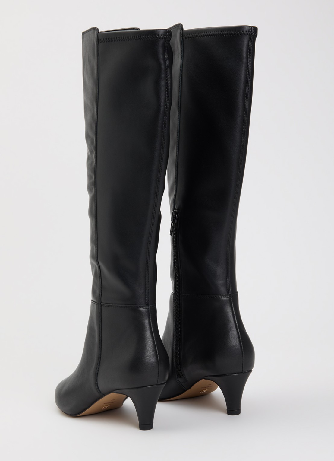 Dune London Shasa laars van suède - achterkant 3 zwart