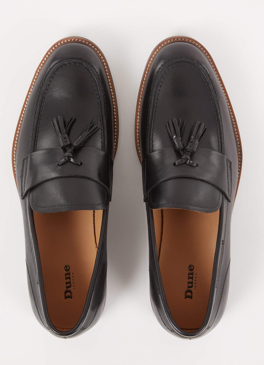 Dune London Shaw loafer  - detail 4 zwart