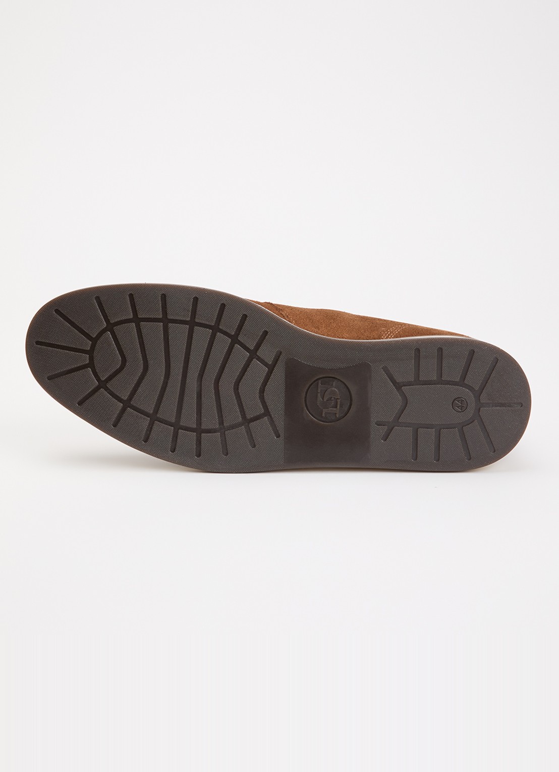 Dune London Smoky veterschoen van leer - detail 5 hazelnootbruin