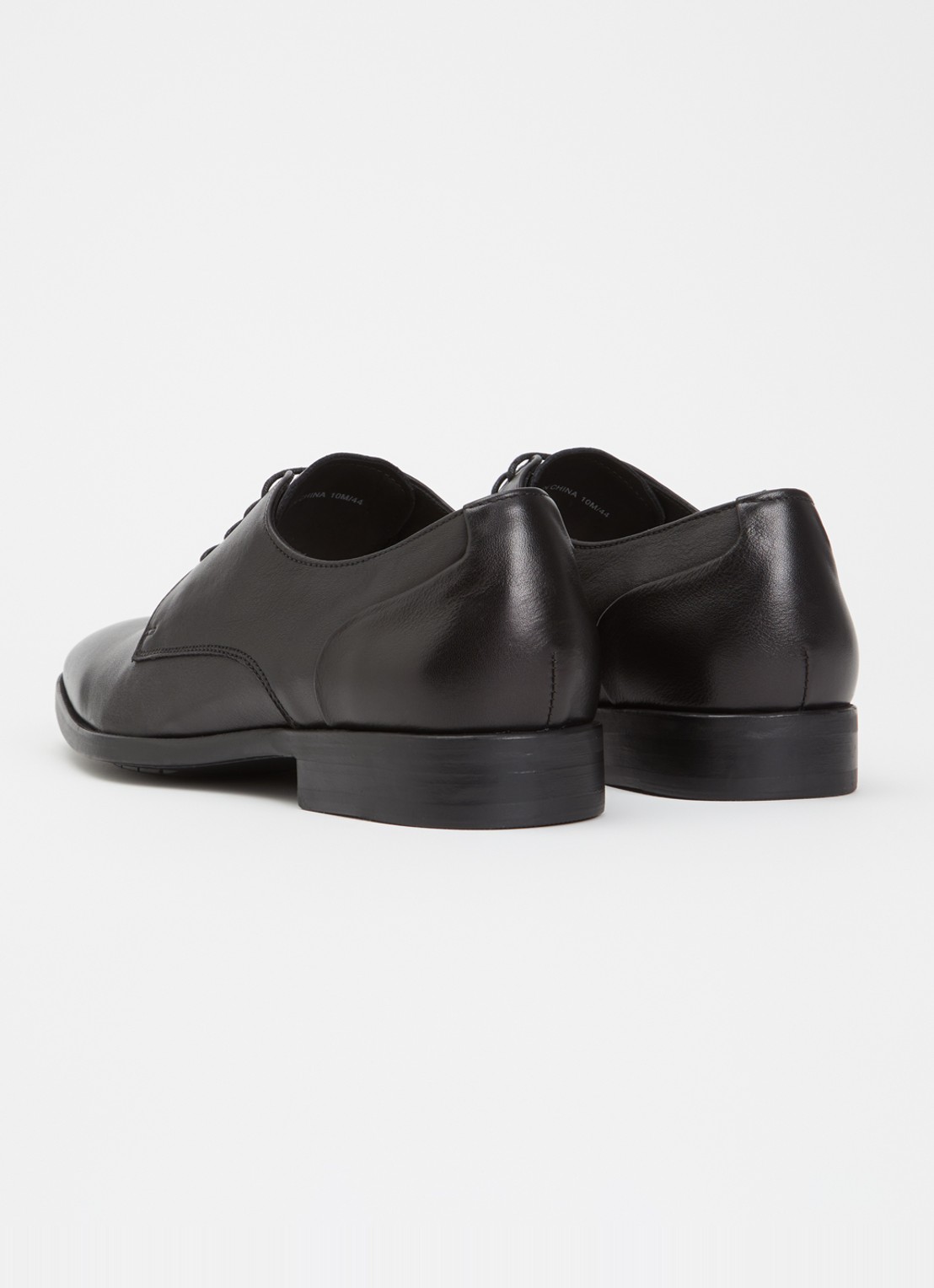 Dune London Sole veterschoen van leer - achterkant 5 zwart