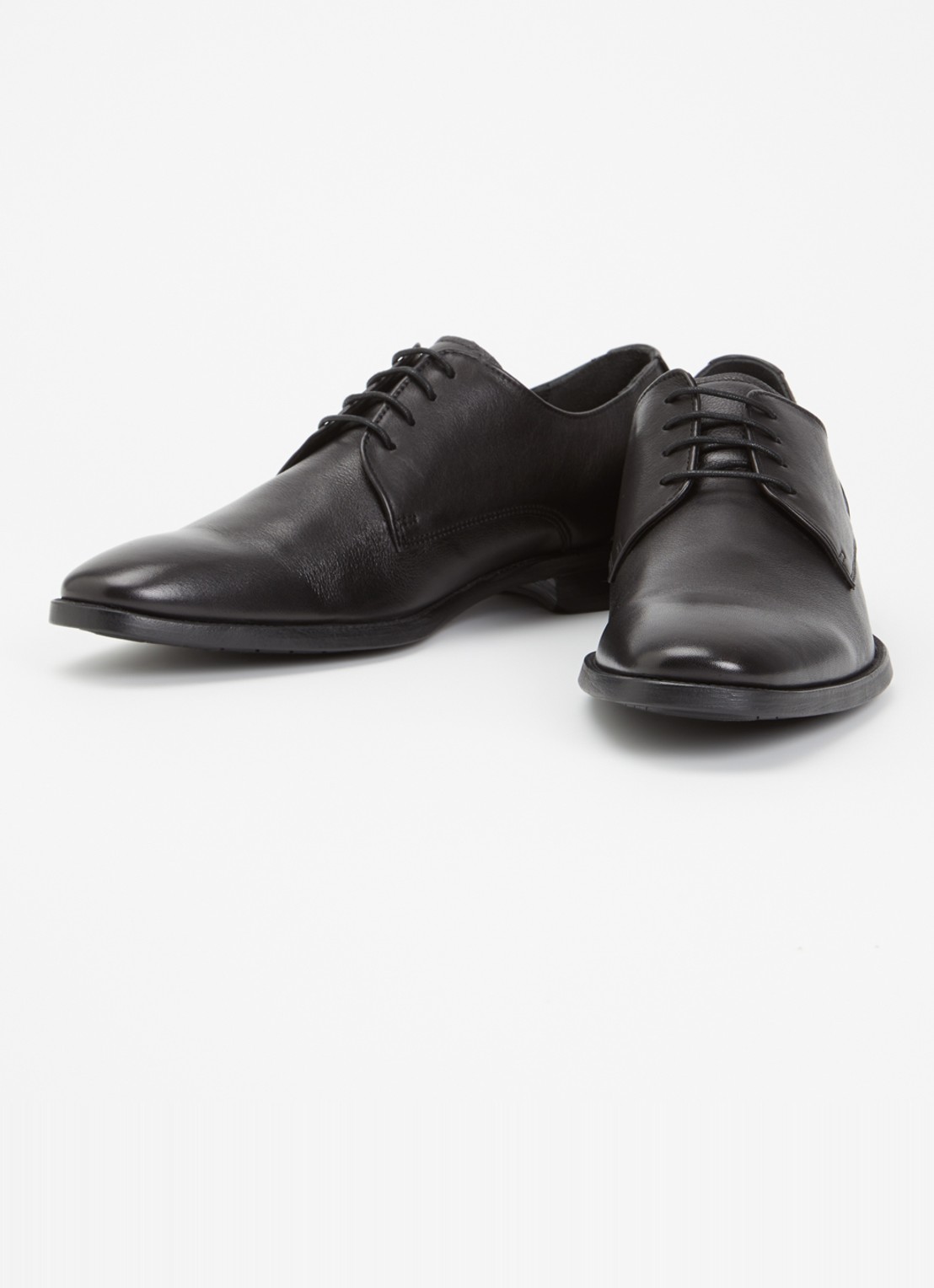 Dune London Sole veterschoen van leer - detail zwart