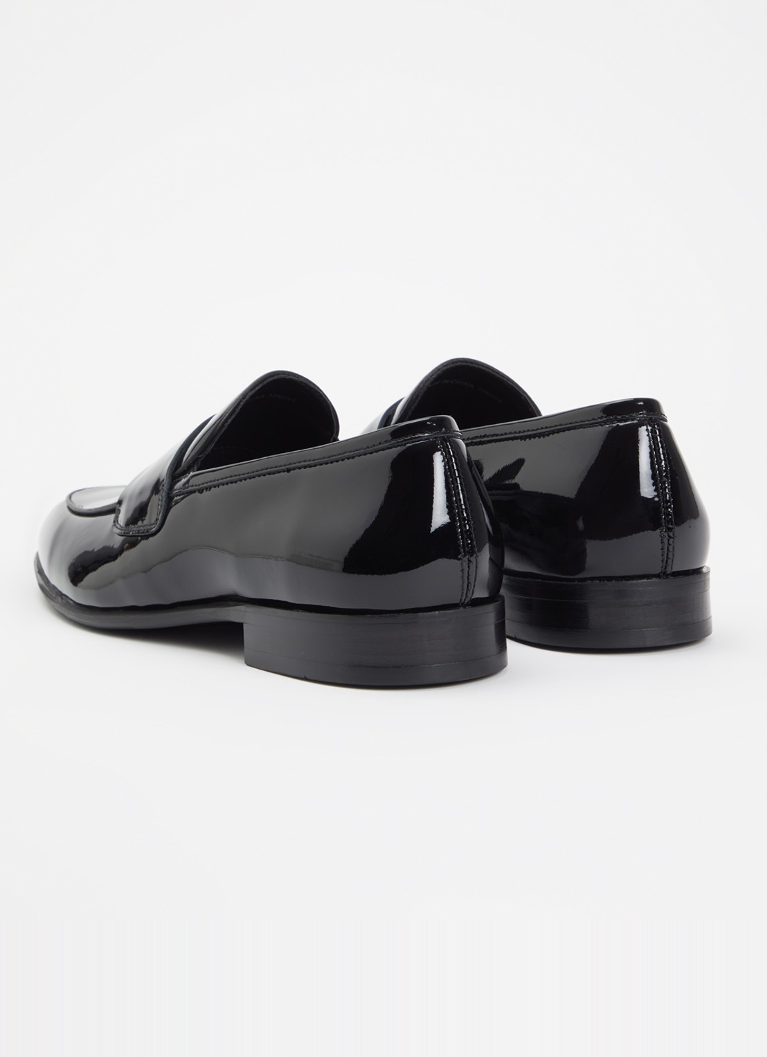 Dune London Spin loafer van lakleer - achterkant 5 zwart
