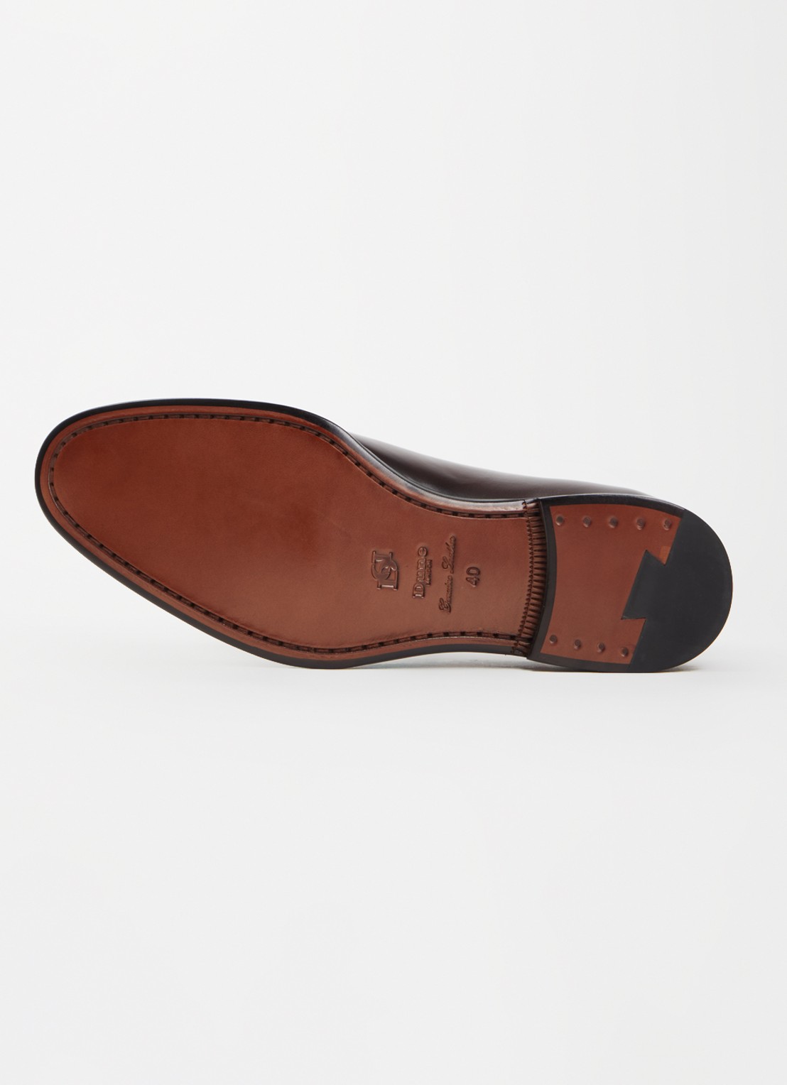 Dune London Sylvester veterschoen van leer - detail 5 bruin