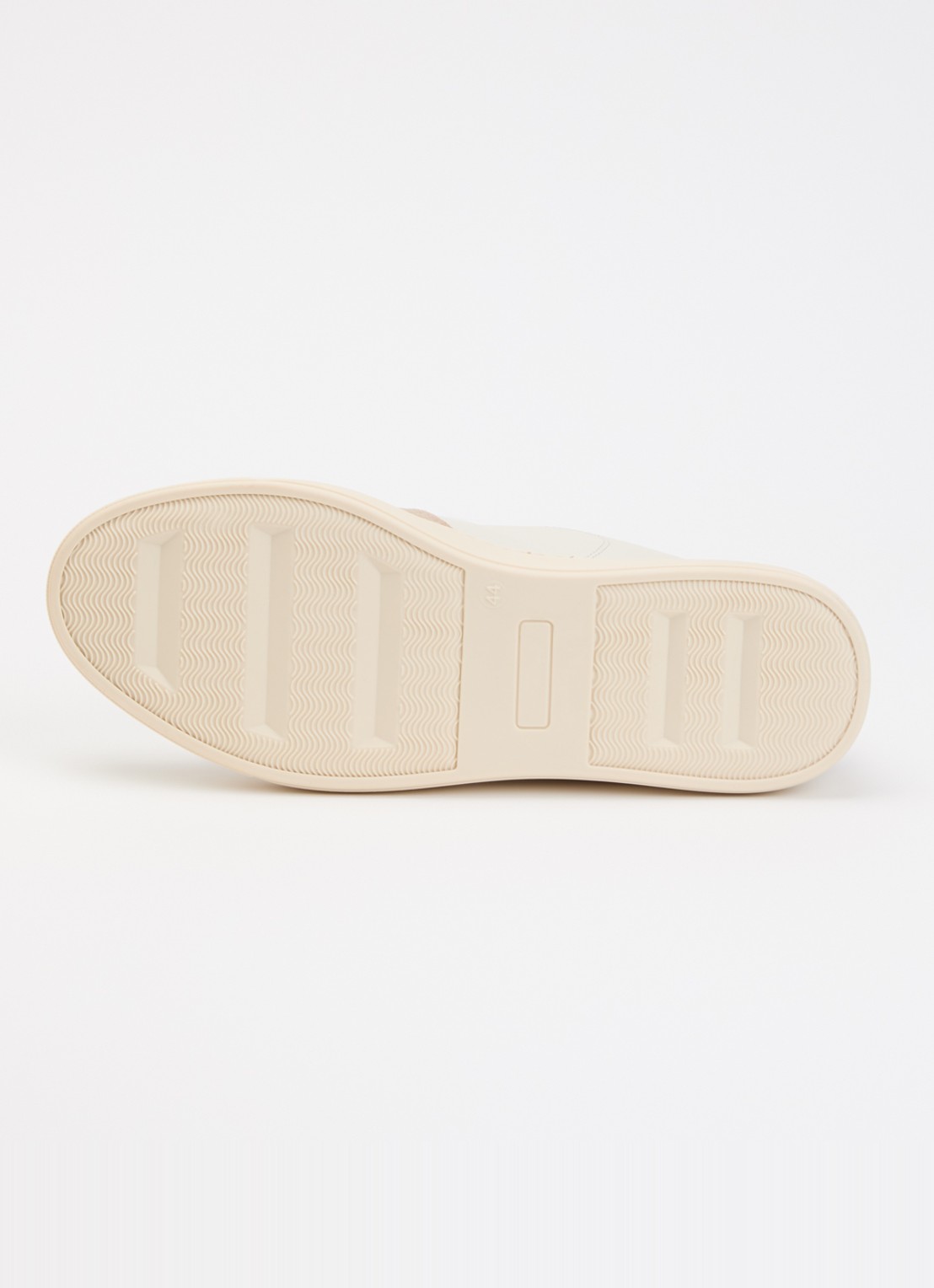 Dune London Tawly sneaker van leer met details van suède - detail 5 beige