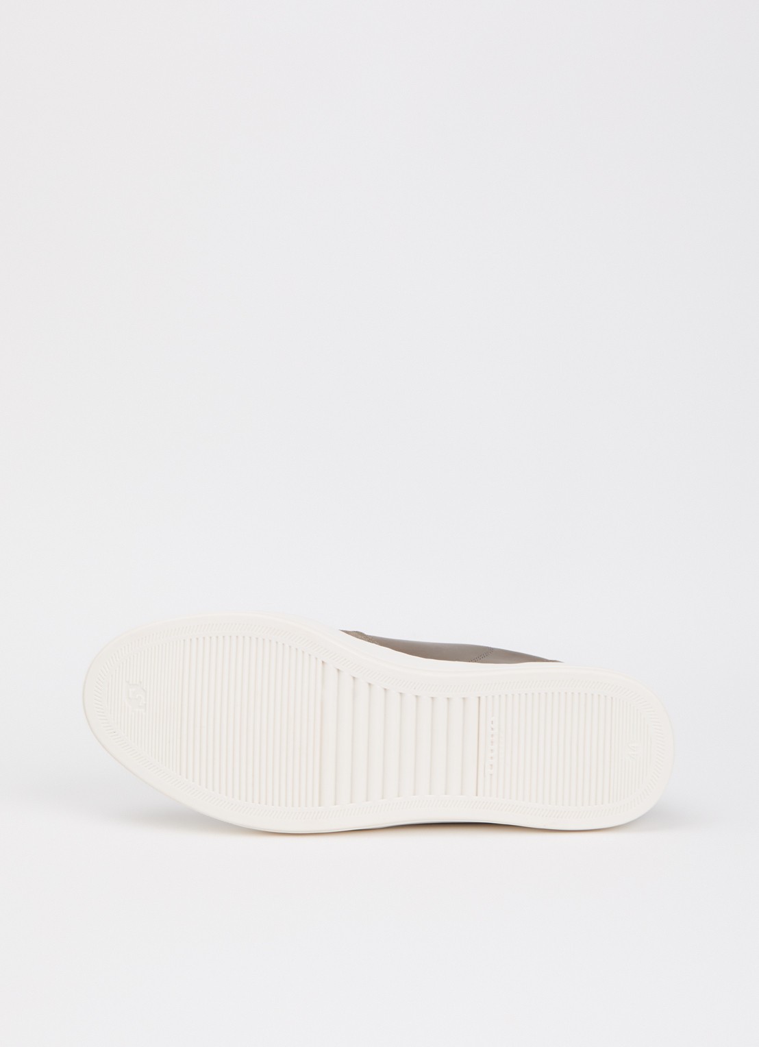 Dune London Tawly sneaker van leer met details van suède - detail 4 grijs