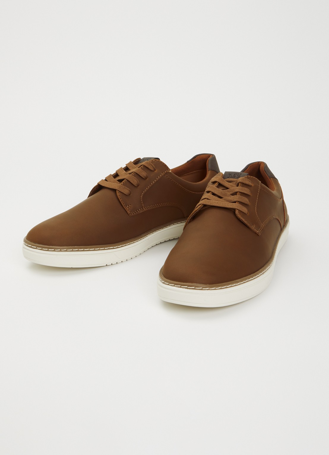 Dune London Teppy veterschoen - detail bruin