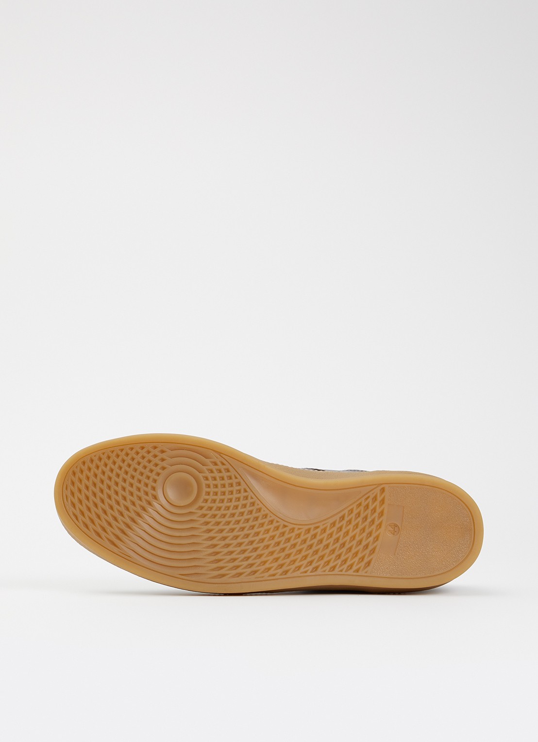 Dune London Theos sneaker van leer met details van suède - detail 3 donkerbruin