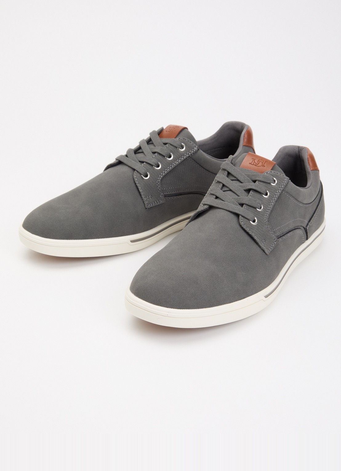 Dune London Tommus sneaker - detail grijs