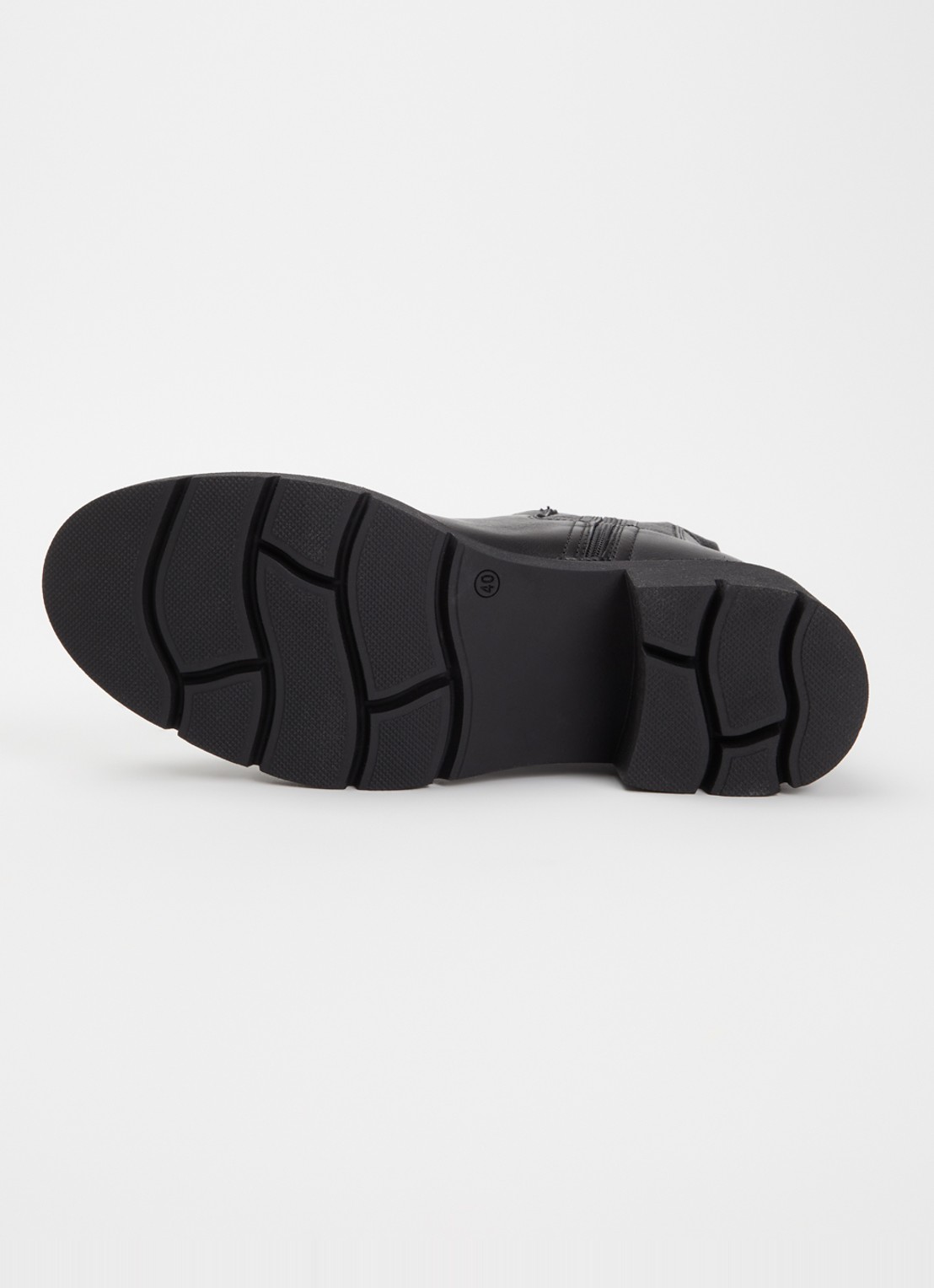 Dune London Toni bikerboot van leer - detail 3 zwart
