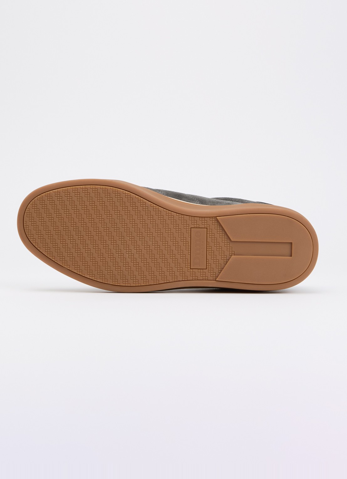 Dune London Tony sneaker van suède - detail 3 donkergrijs