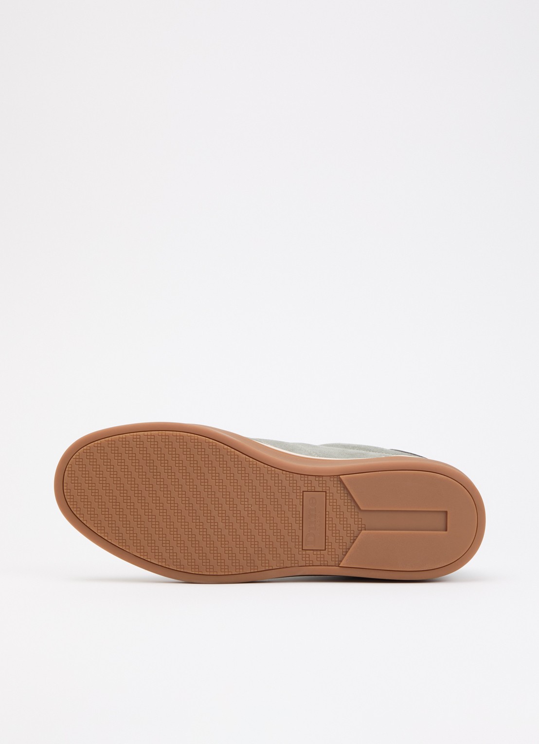 Dune London Tony sneaker van suède - detail 5 olijfgroen