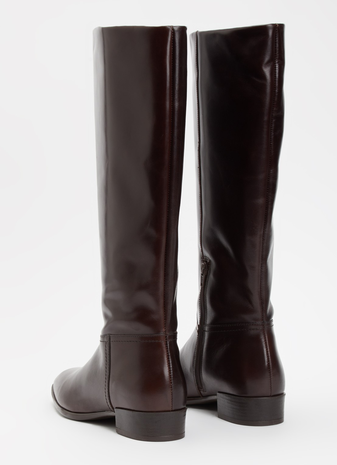 Dune London Toova laar van leer - achterkant 4 beige