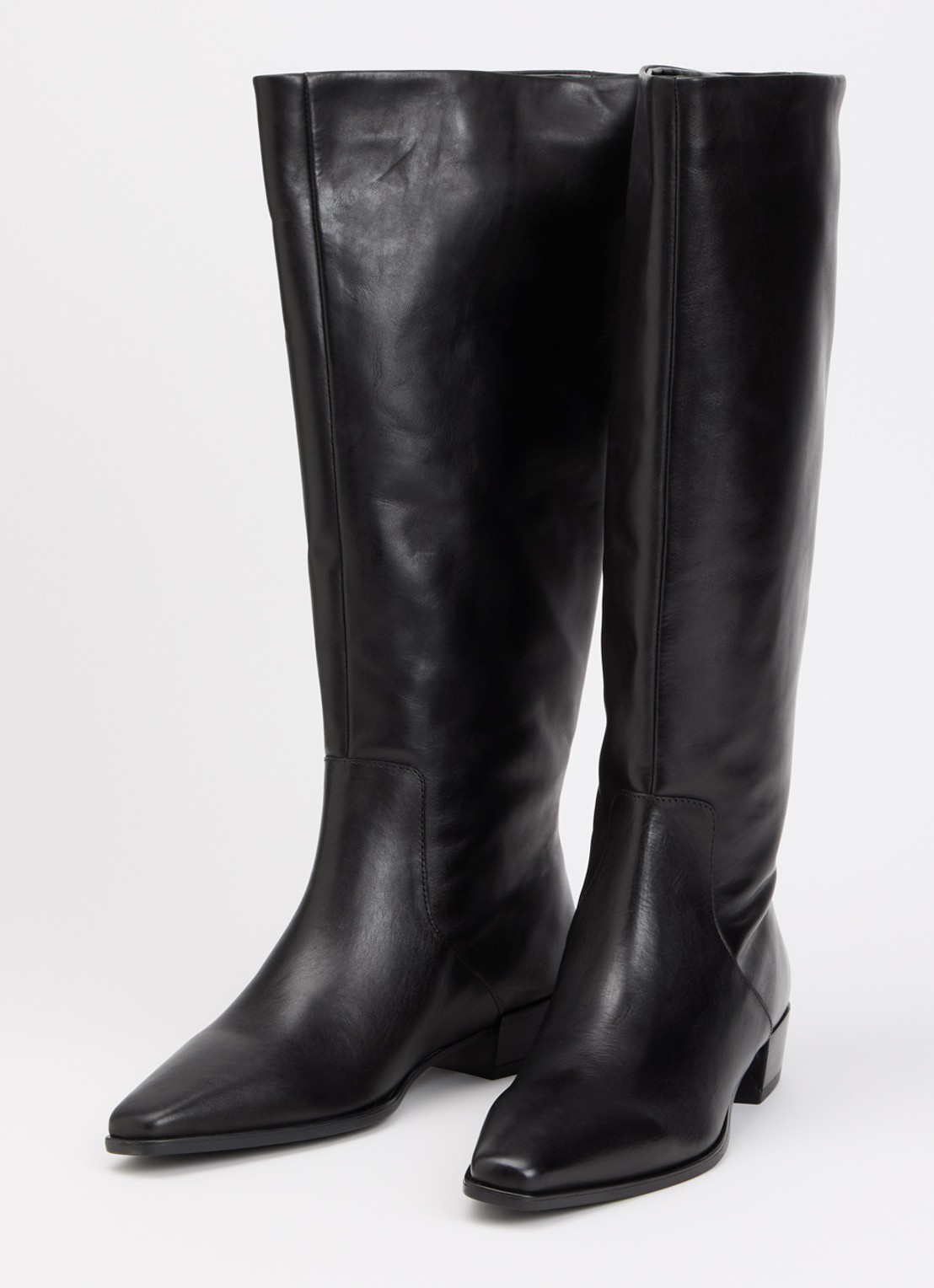 Dune London Torrie laars van leer - detail 3 zwart