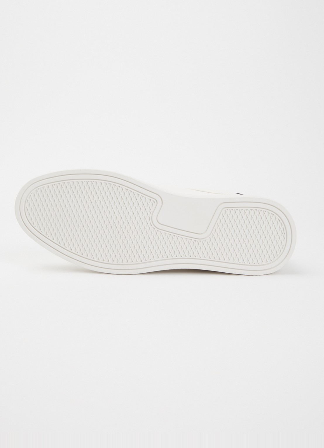 Dune London Traces sneaker met structuur en logo - detail 3 wit