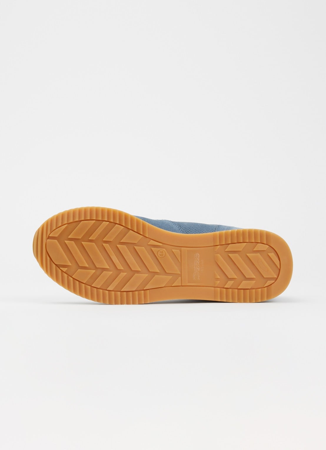 Dune London Trilogy sneaker van leer - detail 4 blauw