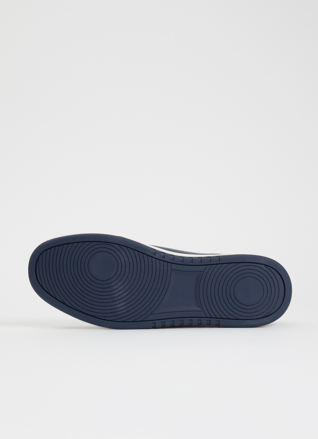 Dune London Troys sneaker van leer - detail 3 donkerblauw