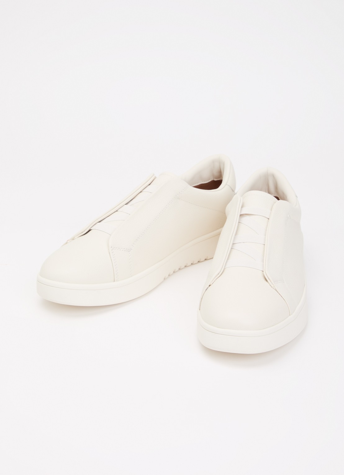 Dune London Troys sneaker van leer - detail 487white-leather