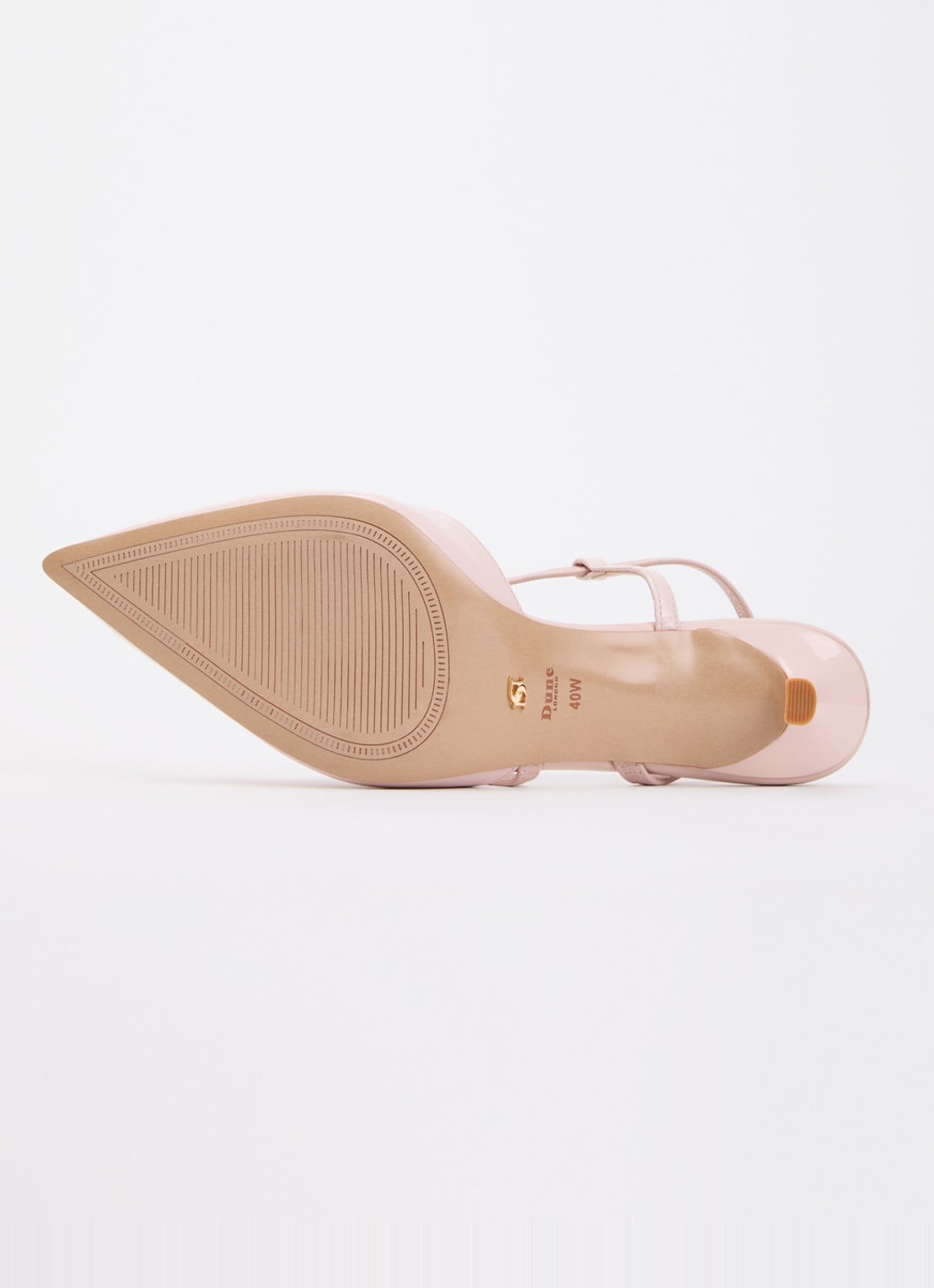 Dune London Wide Fit Charming slingback met glitter - detail 5 roze