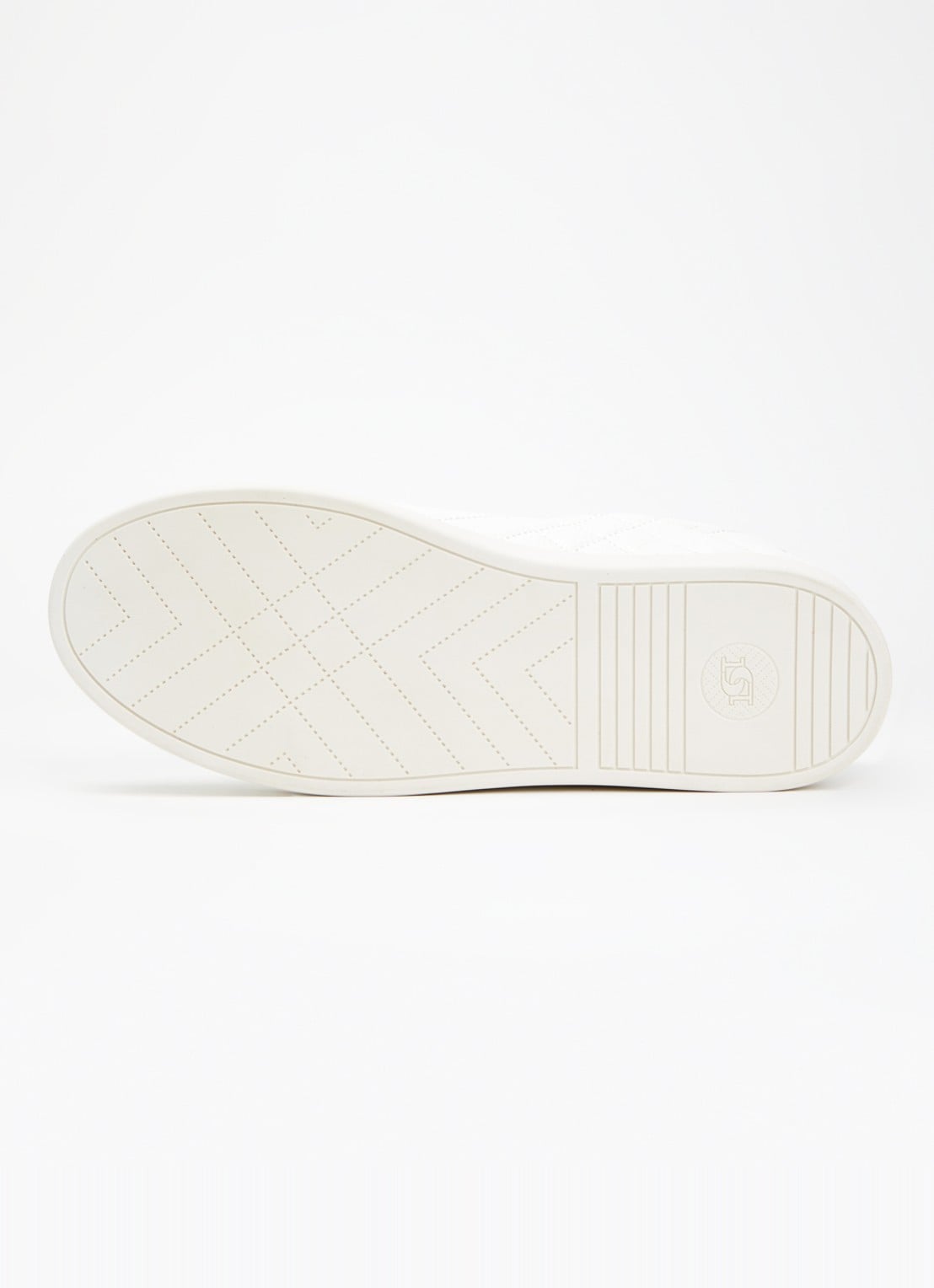 Dune London Wide Fit Egent sneaker van leer - detail 5 wit