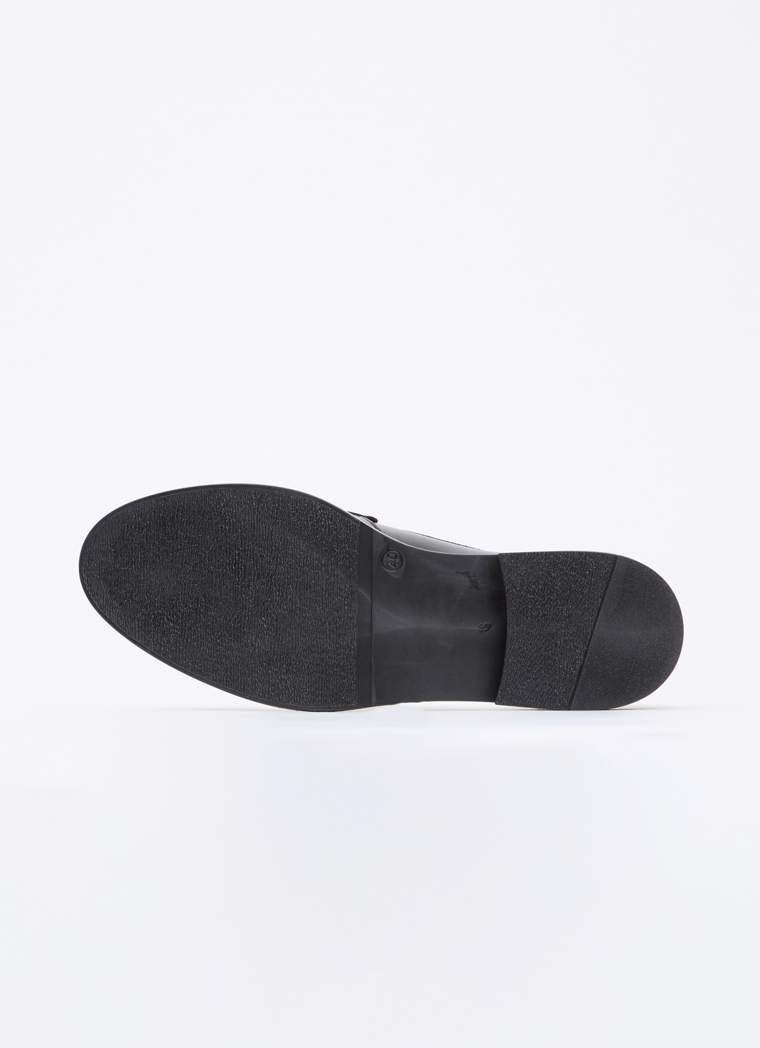Dune London Wide Fit Giya loafer van leer - detail 4 zwart