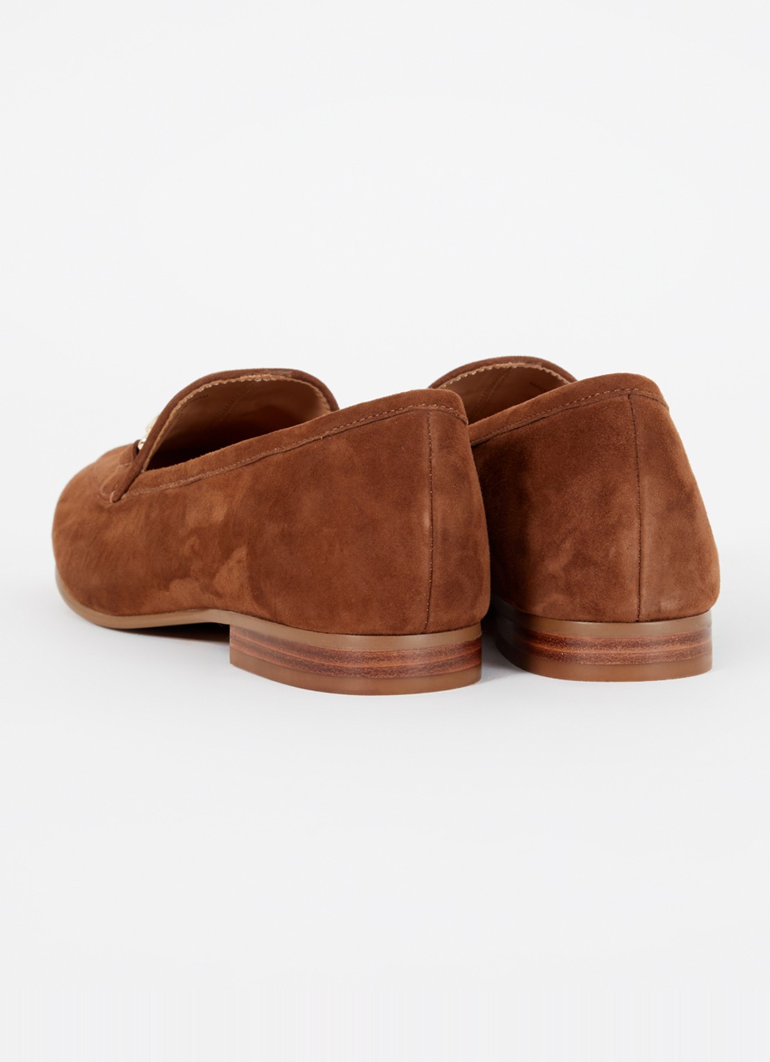 Dune London Wide Fit Glair loafer - achterkant bruin