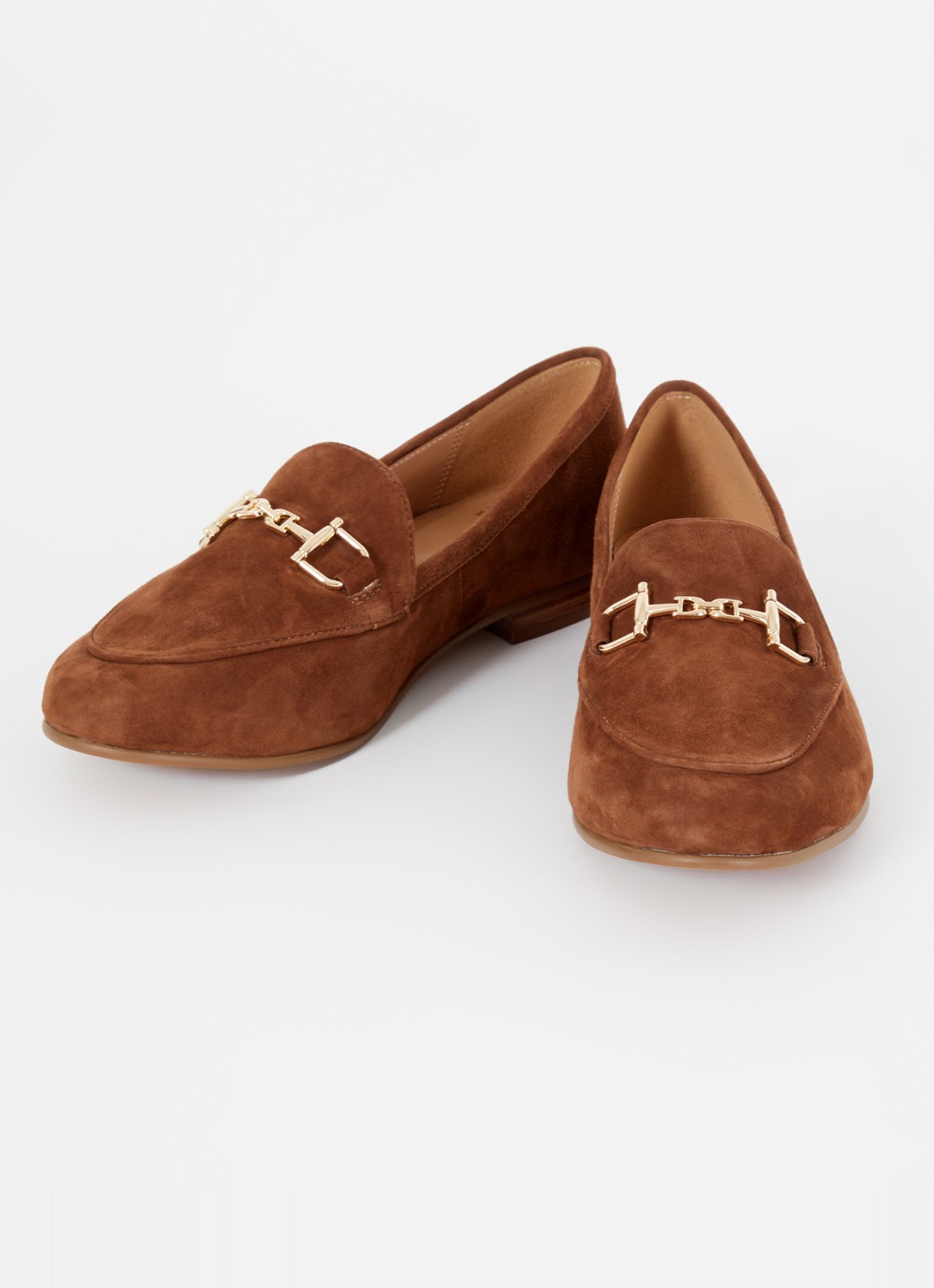 Dune London Wide Fit Glair loafer - detail 3 bruin