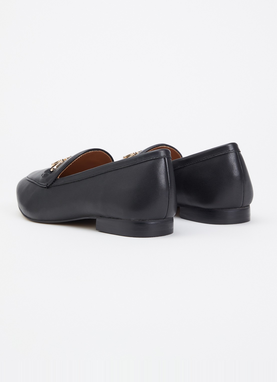 Dune London Wide Fit Glair loafer - achterkant 2 antraciet