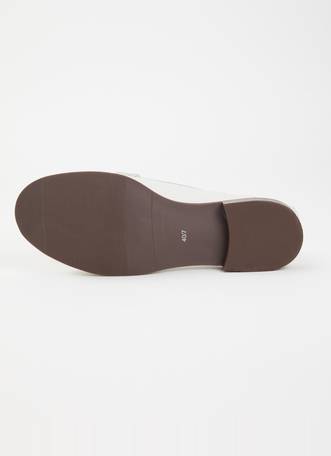 Dune London Wide Fit Glenny loafer - detail 3 wit