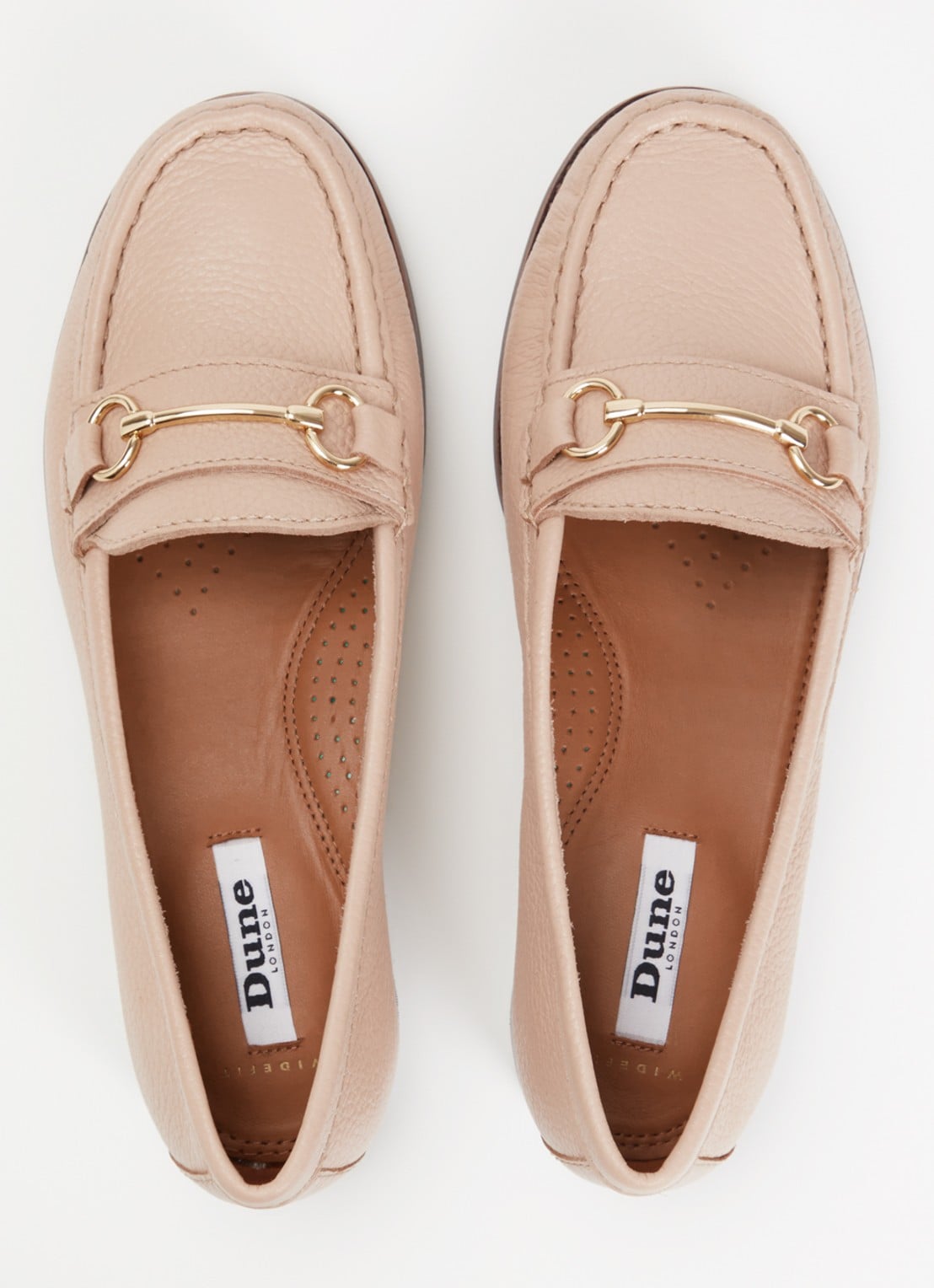 Dune London Wide Fit Glenny loafer - detail 2 roze