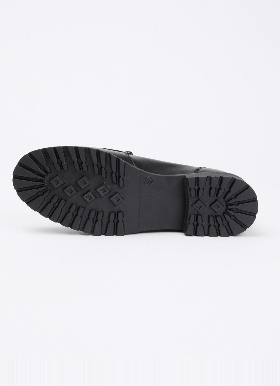 Dune London Wide Fit Gracelyn loafer van leer - detail 4 zwart