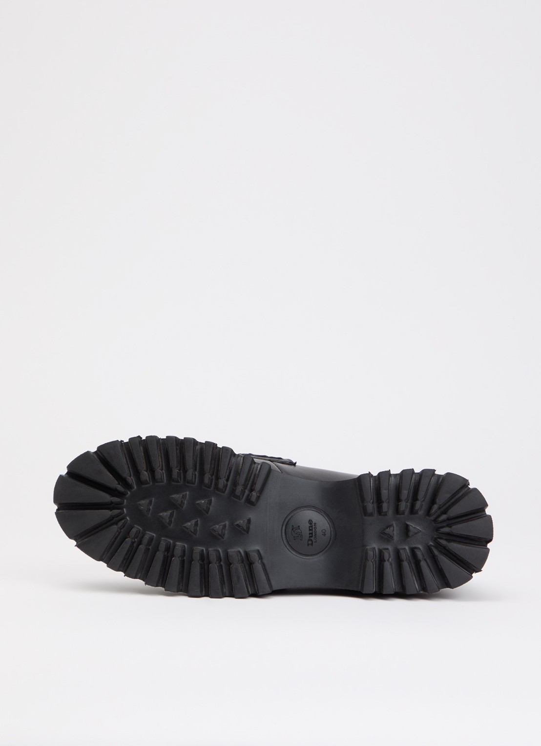 Dune London Wide Fit Grissini loafer  - detail 4 zwart