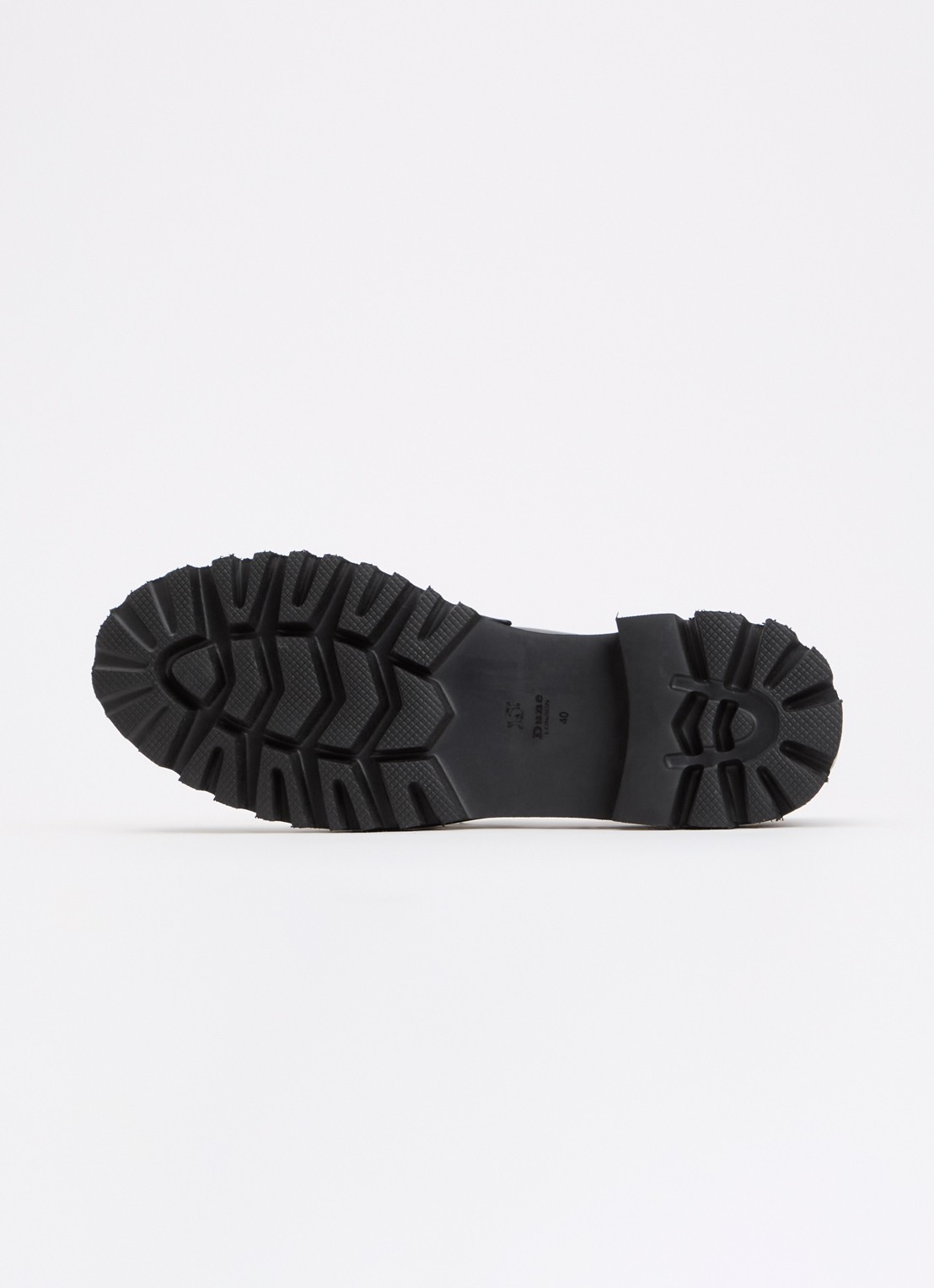 Dune London Wide Fit Groundbreaking loafer van leer - detail 4 zwart