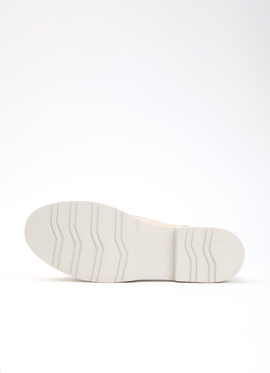 Dune London Wide Fit Gwen loafer van leer - detail 5 creme