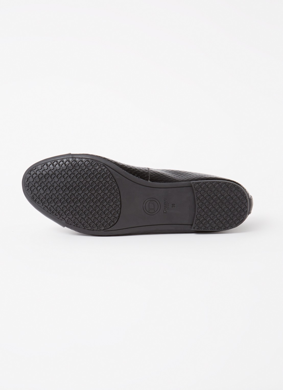 Dune London Wide Fit Hallo ballerina met strikdetail - detail 5 zwart
