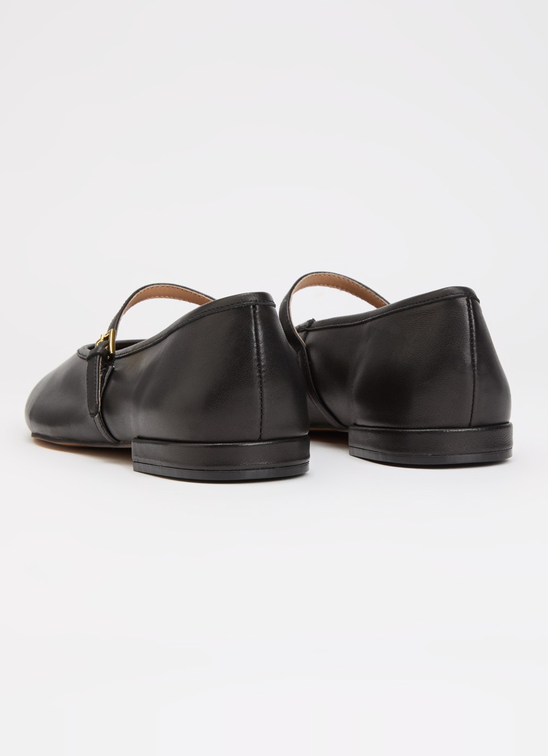 Dune London Wide Fit Hearthrob ballerina - achterkant 4 zwart