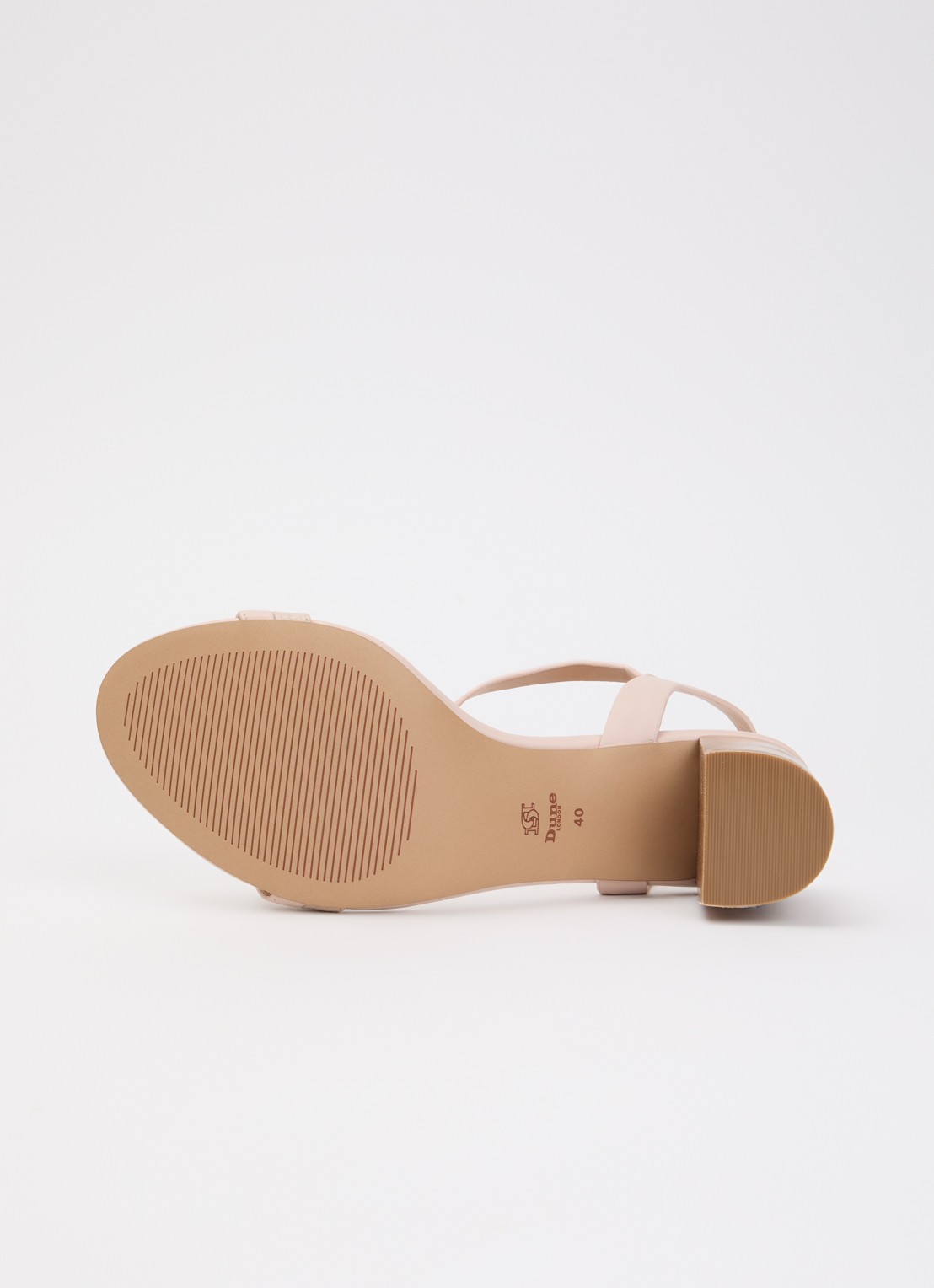 Dune London Wide Fit Jaycie sandalette van leer - detail 4 oudroze