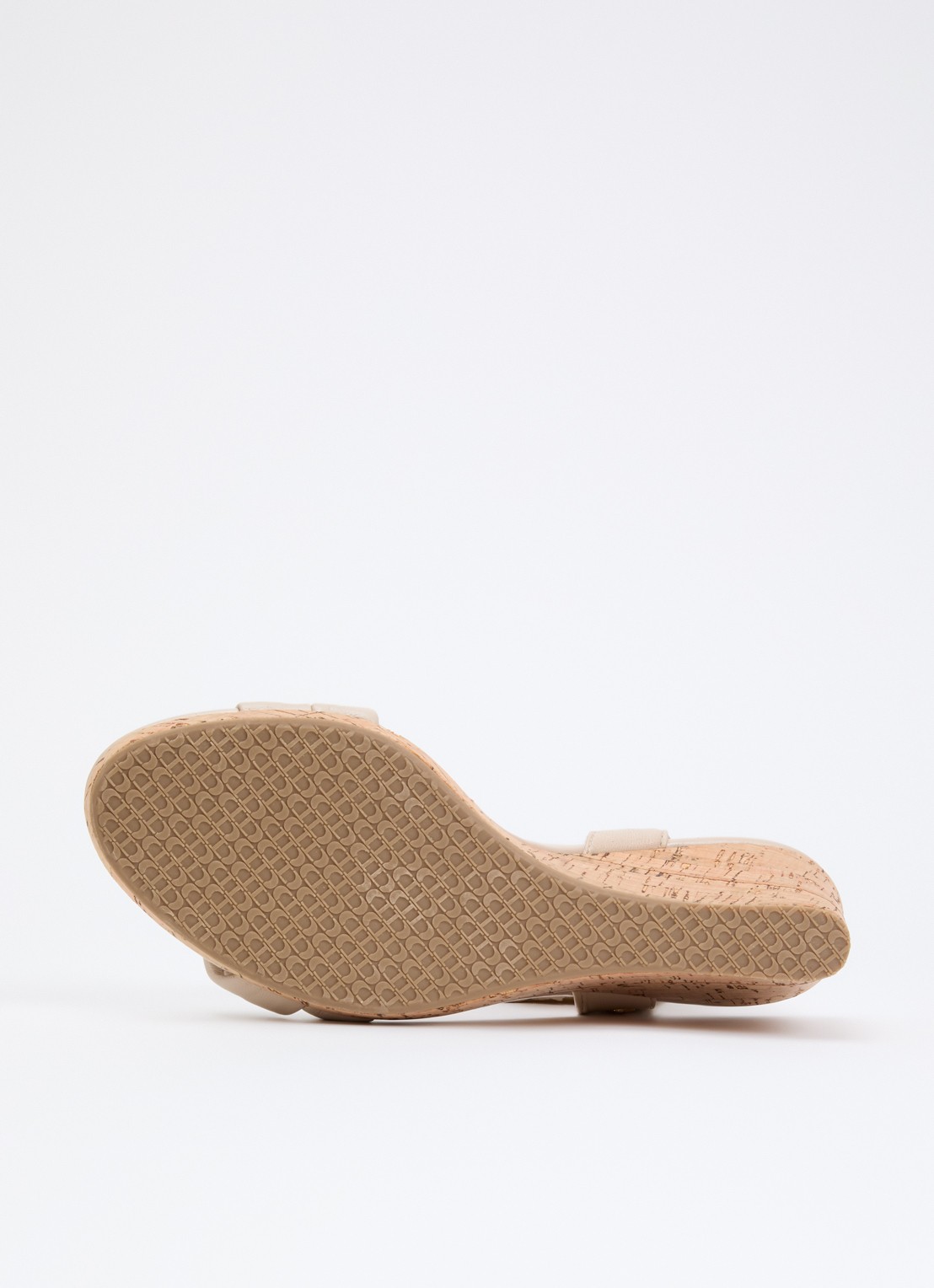 Dune London Wide Fit Kamies sleehak van leer - detail 3 creme