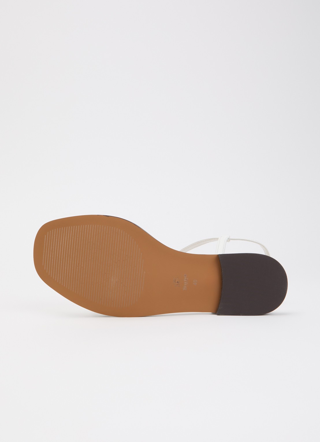 Dune London Wide Fit Lollipops sandaal van leer - detail 4 wit