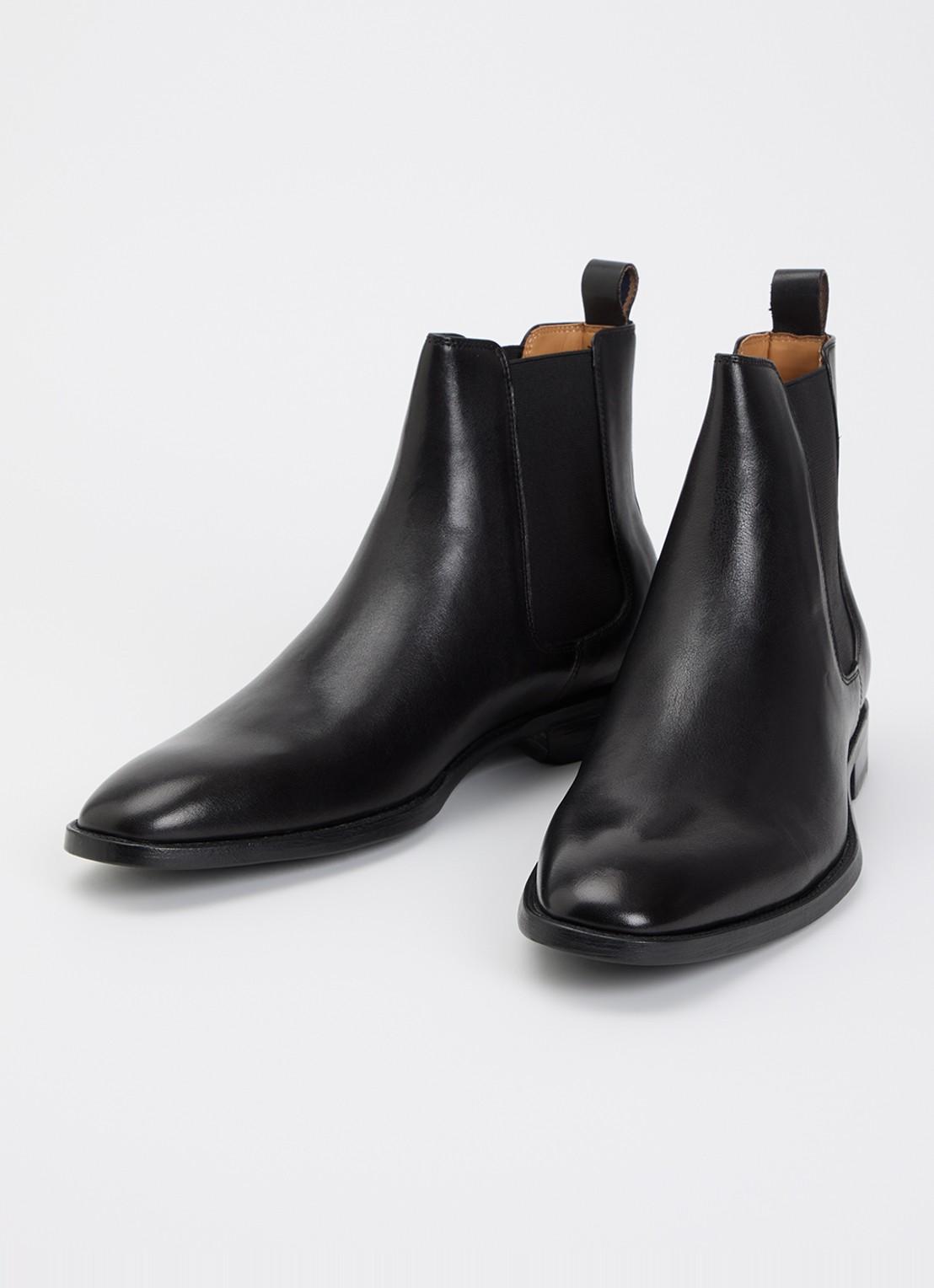Dune London Wide Fit Matchin chelsea boot van leer - detail 3 zwart