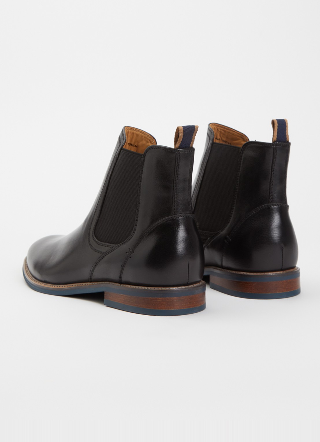 Dune London Wide Fit McKinley chelsea boot - achterkant zwart