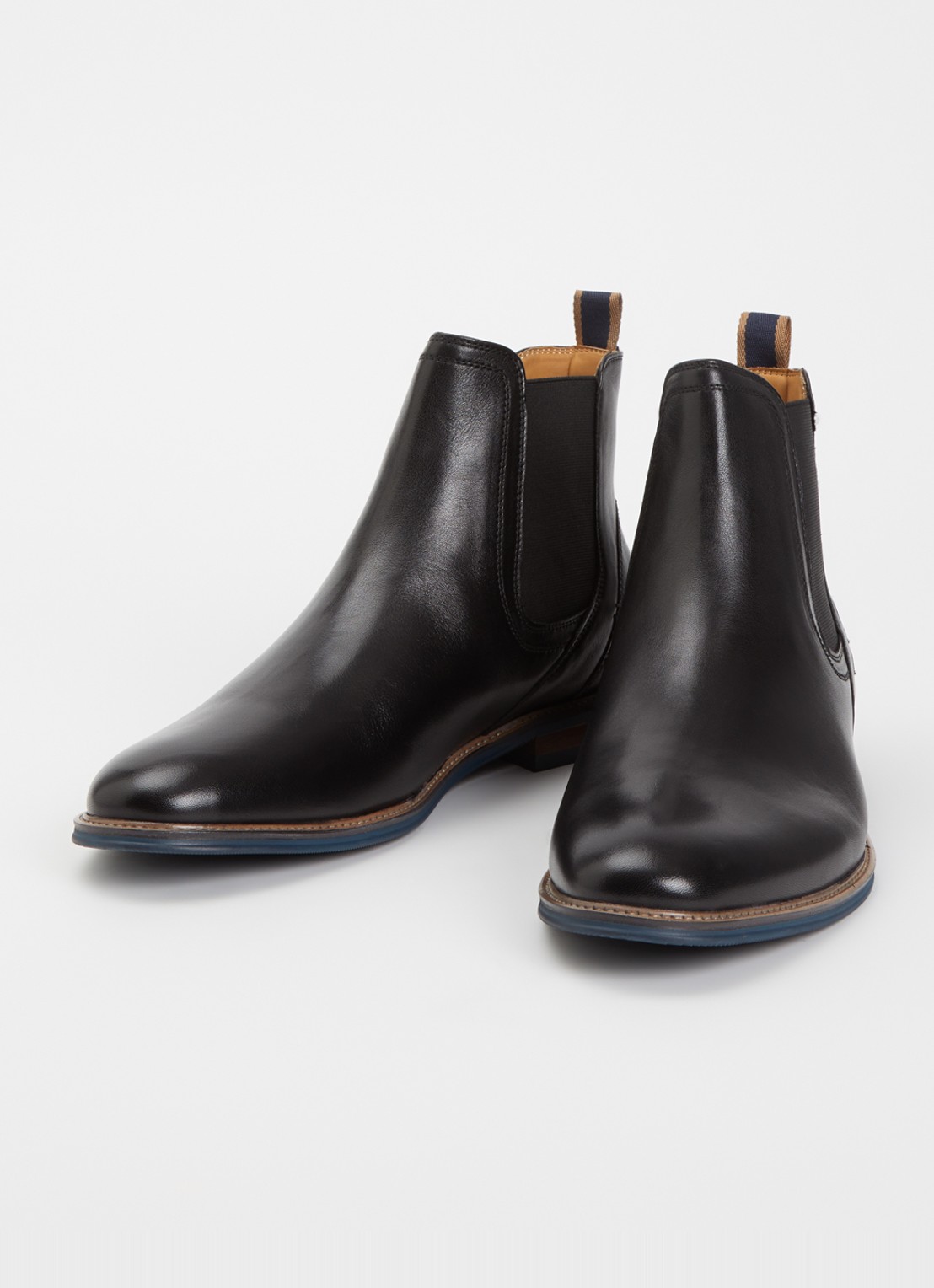 Dune London Wide Fit McKinley chelsea boot - detail 2 zwart