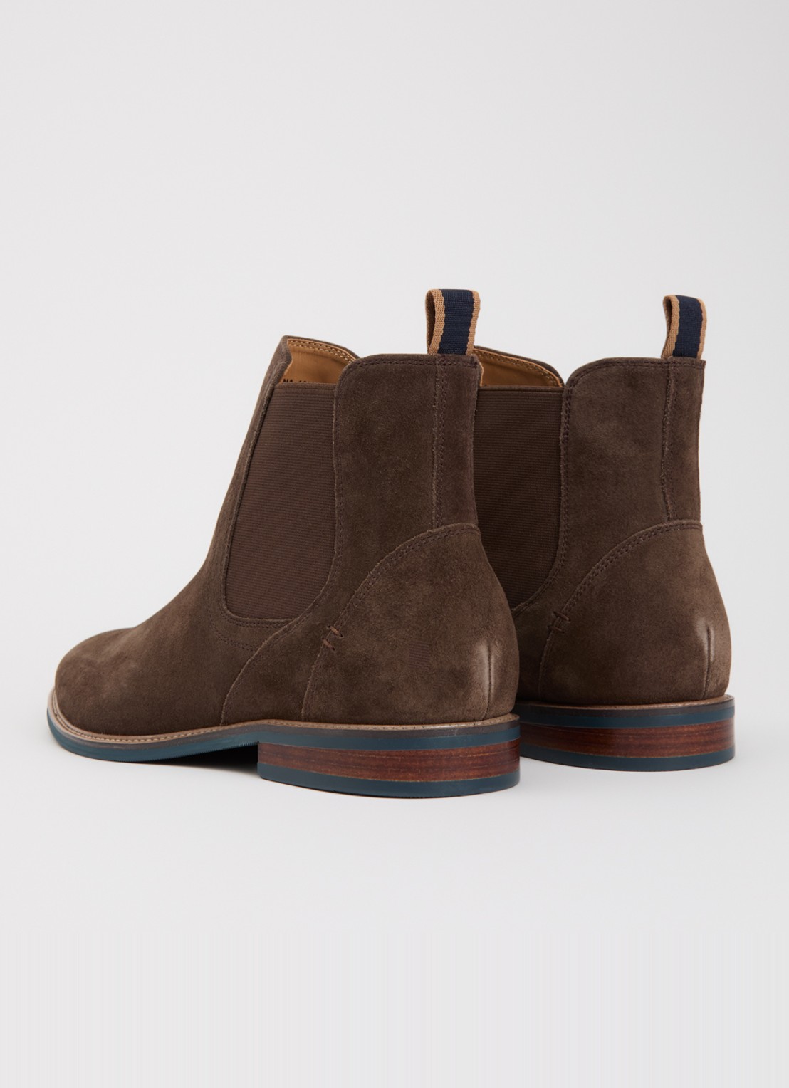 Dune London Wide Fit McKinley chelsea boot - achterkant bruin