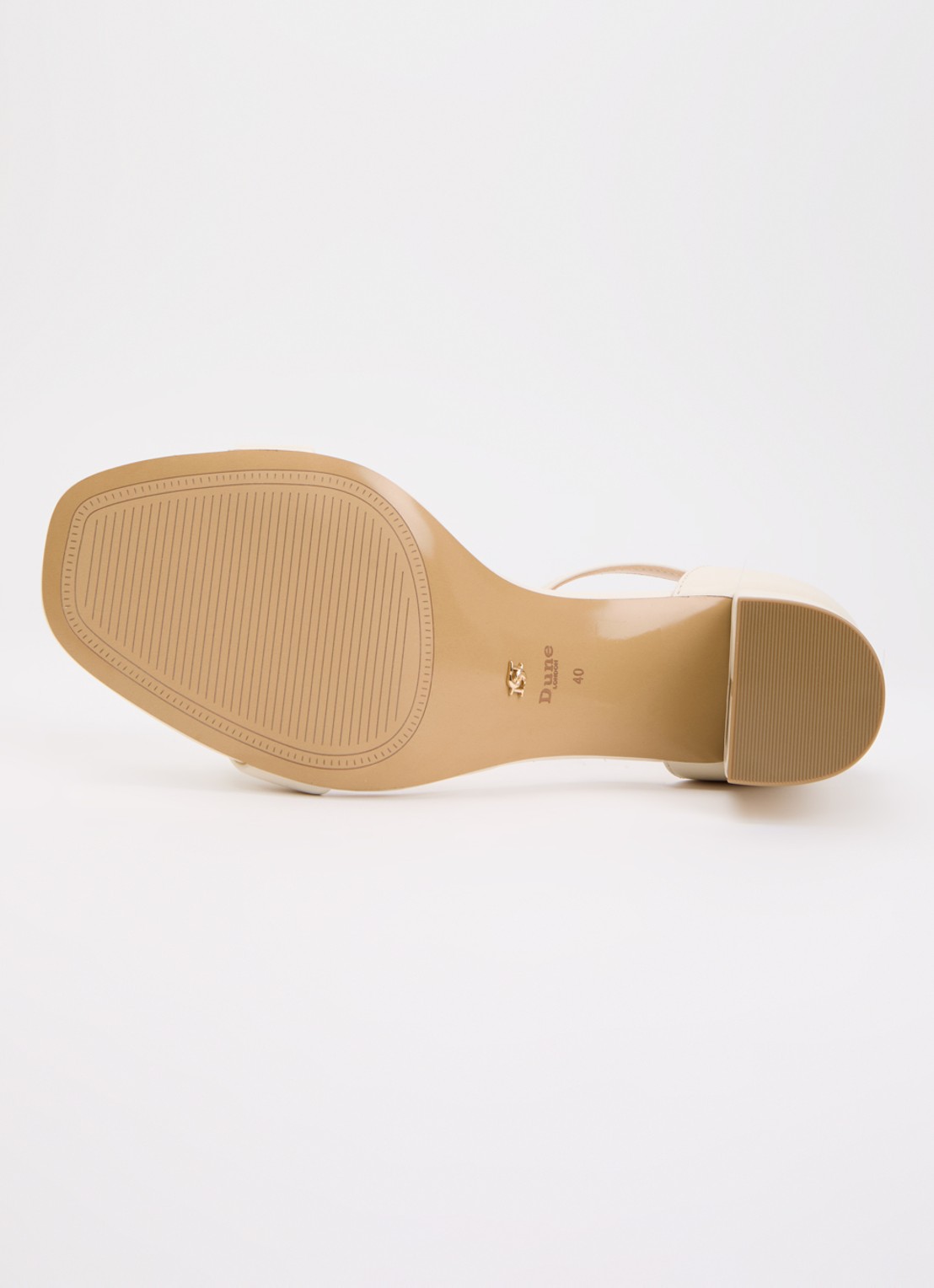 Dune London Wide Fit Melins sandalette - detail 3 ivoor